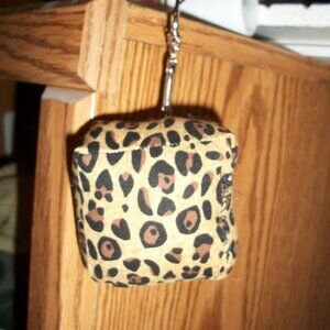 2.5" Ocelot Print Keychain-Handmade-Rare!